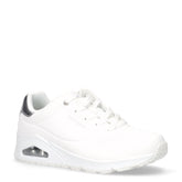 Uno Golden Air sneaker in ecopelle bianco argento | Boscaini Scarpe