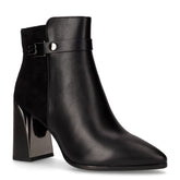 Tronchetto a punta in ecopelle nero - Tronchetti Donna | Boscaini Scarpe