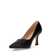 Décolleté a punta in ecopelle nero | Boscaini Scarpe