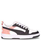 Rebound V6 Lo jr sneaker da ragazza in ecopelle rosa - Sneakers Bambina | Boscaini Scarpe