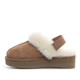 Ciabatta con platform chestnut - Donna | Boscaini Scarpe