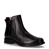 Stivaletto in pelle con zip nero | Boscaini Scarpe