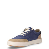 Groove sneaker in tessuto blu taupe | Boscaini Scarpe