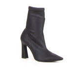 Tronchetto a punta in ecopelle nero - Tronchetti Donna | Boscaini Scarpe