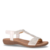 Sandalo in ecopelle con strass bianco - TOO LIKE | Boscaini Scarpe