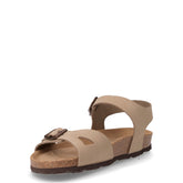 Sara sandalo in pelle kaki | Boscaini Scarpe