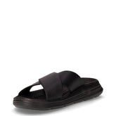 Sargo Denal ciabatta in pelle rivestita nero | Boscaini Scarpe