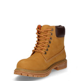 River 2 polacchino sportivo in pelle ed ecopelle giallo | Boscaini Scarpe