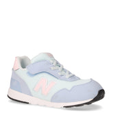515 sneaker in tessuto ed ecopelle bambina azzurro rosa | Boscaini Scarpe