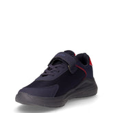 Run 50 sneaker bambino in ecopelle e tessuto blu | Boscaini Scarpe