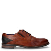 Stringata in pelle cognac | Boscaini Scarpe