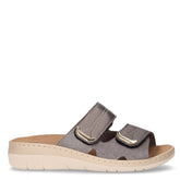 Dasa Ciabatta di casa in ecopelle titanio - GRUNLAND | Boscaini Scarpe