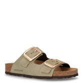 Enny ciabatta in pelle salvia - GRUNLAND | Boscaini Scarpe