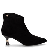 Tronchetto a punta in tessuto nero - Tronchetti Donna | Boscaini Scarpe