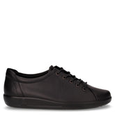 Soft 2.0 Tie sneaker in pelle nero - ECCO | Boscaini Scarpe