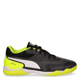 Truco III TT scarpa da calcetto in ecopelle nero bianco giallo - PUMA | Boscaini Scarpe