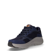 Arch Fit 2.0 The Keep sneaker in tessuto ed ecopelle blu arancio | Boscaini Scarpe