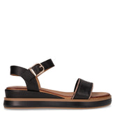 Sandalo con zeppa nero - Sandali Con Tacco Donna | Boscaini Scarpe