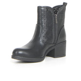 Tronchetto con zip black | Boscaini Scarpe