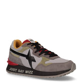 Yak sneaker in pelle e tessuto grigio antracite - W6YZ | Boscaini Scarpe