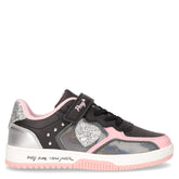 Sneaker in ecopelle bambina nero rosa - Sneakers Bambina | Boscaini Scarpe