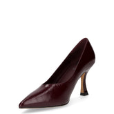 Dècolletè a punta in ecopelle bordeaux | Boscaini Scarpe