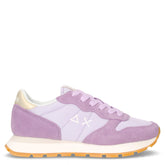 Ally Gold Silver sneaker in pelle e tessuto lilla - SUN68 | Boscaini Scarpe