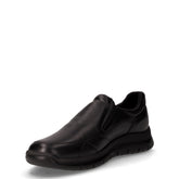Mocassino sportivo slip-on in pelle nero | Boscaini Scarpe