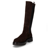 Stivale in pelle e tessuto marrone | Boscaini Scarpe