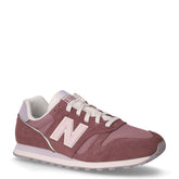 373 sneaker in pelle scamosciata e tessuto marrone rosa | Boscaini Scarpe