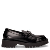 Serilda mocassino in ecopelle con staffa nero - DU SIMON | Boscaini Scarpe