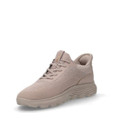 Spherica Plus sneaker in pelle ed ecopelle beige polvere | Boscaini Scarpe