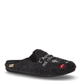 Ormi ciabatta in tessuto nero | Boscaini Scarpe
