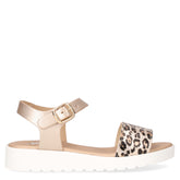 Sandalo bambina in ecopelle platino - Sandali Bambina | Boscaini Scarpe