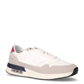 Team Mix sneaker in tessuto ed ecopelle grigio bianco | Boscaini Scarpe