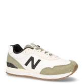 515 sneaker in pelle e tessuto bianco verde - NEW BALANCE | Boscaini Scarpe