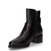 Tronchetto in pelle con elastico nero | Boscaini Scarpe