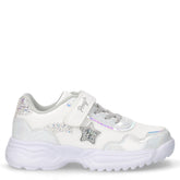 Sneaker bambina in ecopelle bianco | Boscaini Scarpe
