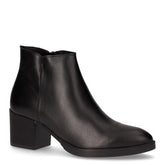 Tronchetto in pelle con zip nero - Tronchetti Donna | Boscaini Scarpe