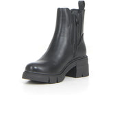 Tronchetto in ecopelle con zip nero | Boscaini Scarpe