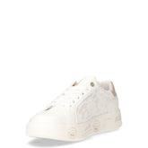 Sneaker in ecopelle e tessuto bianco | Boscaini Scarpe