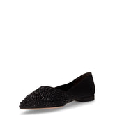 Ballerina in tessuto nero | Boscaini Scarpe