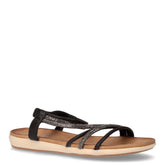Sandalo in tessuto con strass nero - TOO LIKE | Boscaini Scarpe