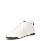 Ginger sneaker in ecopelle bianco nero | Boscaini Scarpe