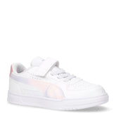 Caven III Holo 2.0 sneaker in ecopelle bambina bianco rosa | Boscaini Scarpe