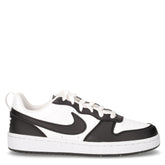 Court Borough Low Recraft sneaker ragazzo in ecopelle bianco nero - NIKE | Boscaini Scarpe