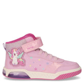 Inek sneaker bambina in ecopelle con luci rosa multicolor - Sneakers Bambina | Boscaini Scarpe
