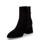 Tronchetto in tessuto con zip nero | Boscaini Scarpe