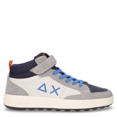 Boy's genius mid sneaker da ragazzo in ecopelle grigio | Boscaini Scarpe