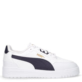 Shuffle Downtown sneaker in pelle bianco navy | Boscaini Scarpe